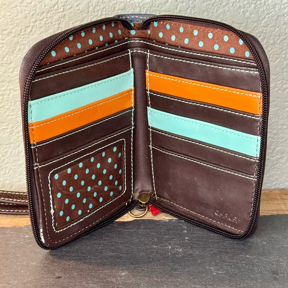 CHALA Leather Wristlet Wallet - Picture 3 of 4